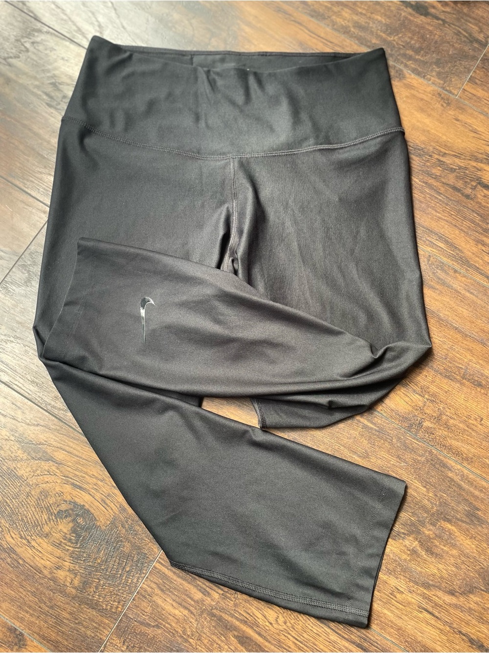 Nike Black Performance Leggings with Swoosh
